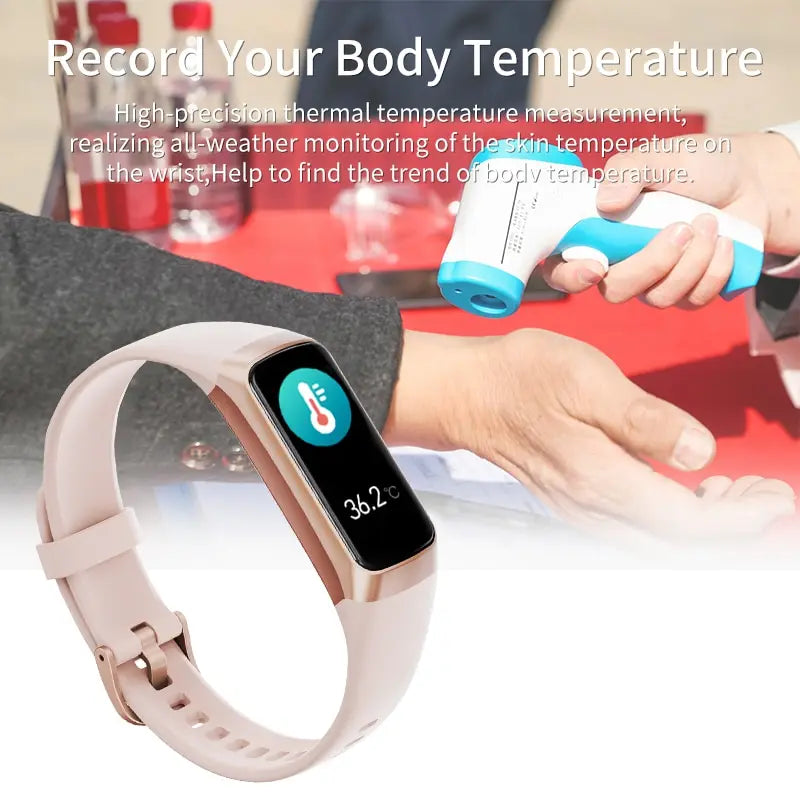 Amoled Smart Watch Men 2023 Smart Band Women Heart Rate Blood Smartwartch Waterproof Smart Bracelet Sport Fitness Tracker