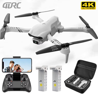 F10 Drone 4K HD Dual Camera GPS Wifi FPV Portable Foldable Quadcopter Helicopter RC Drone Toys with Camera