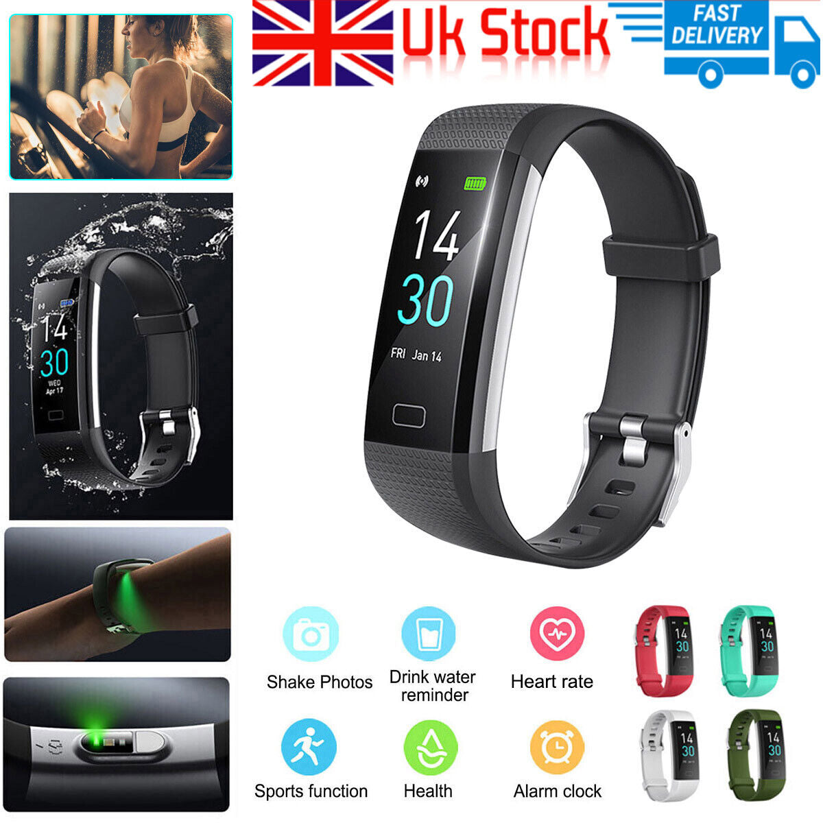 2023 NEW Fit@Bit Smart Watch Activity Tracker Fitness Watches Heart Rate Monitor