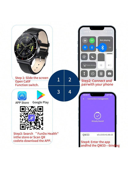 LIGE Smart Watch NFC Access Control Sports Fitness Tracker Watch Heart Rate Sleep Health Monitoring Men'S Smart Watch