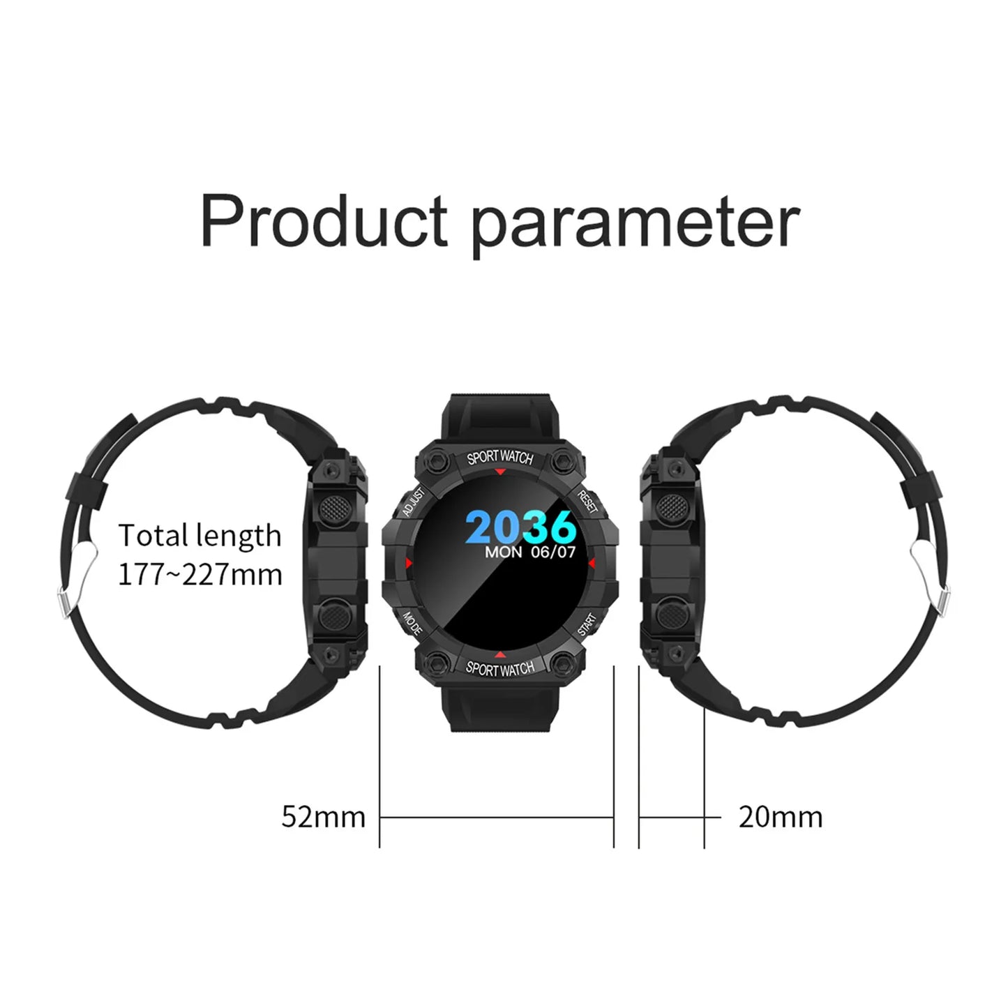 FD68 New Smart Watches Men Women Bluetooth Smartwatch Touch Smart Watch Fitness Bracelet Connected Sport Watches for IOS Android