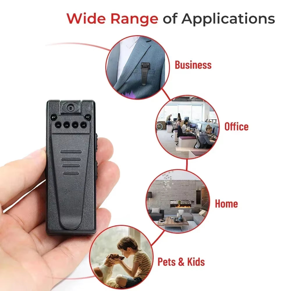 1080P Mini Camera Video Recorder Action Video Camera Body Monitor Detection Night Vision Micro Cam Recording Camcorder