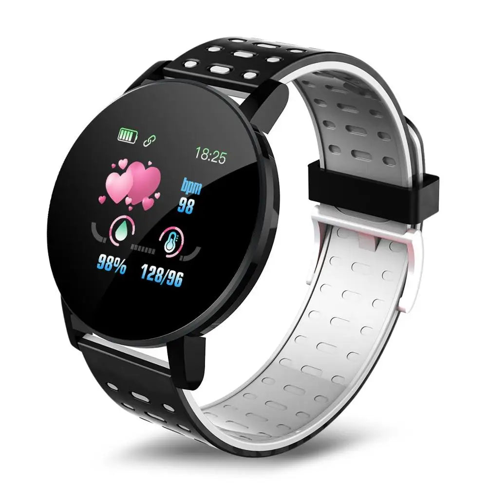 119S Smartwatch Bluetooth Smart Watch Men Blood Pressure Women Smart Band Clock Sports Fitness Tracker Watch for Android IOS