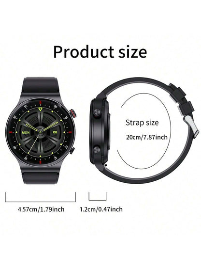 LIGE Smart Watch NFC Access Control Sports Fitness Tracker Watch Heart Rate Sleep Health Monitoring Men'S Smart Watch