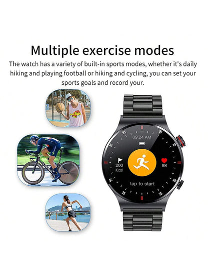 LIGE Smart Watch NFC Access Control Sports Fitness Tracker Watch Heart Rate Sleep Health Monitoring Men'S Smart Watch