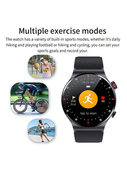 LIGE Smart Watch NFC Access Control Sports Fitness Tracker Watch Heart Rate Sleep Health Monitoring Men'S Smart Watch