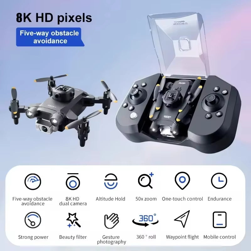 XIAOMI  4DRC V30 Mini Drone 5G 8K HD Dual Camera GPS FPV Drones Profesional 5 Sided Obstacle Avoidance Drone RC 10000M