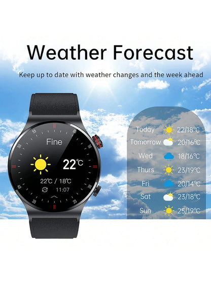 LIGE Smart Watch NFC Access Control Sports Fitness Tracker Watch Heart Rate Sleep Health Monitoring Men'S Smart Watch