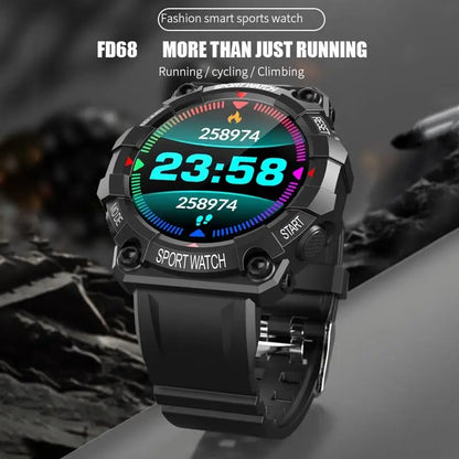 FD68 New Smart Watches Men Women Bluetooth Smartwatch Touch Smart Watch Fitness Bracelet Connected Sport Watches for IOS Android